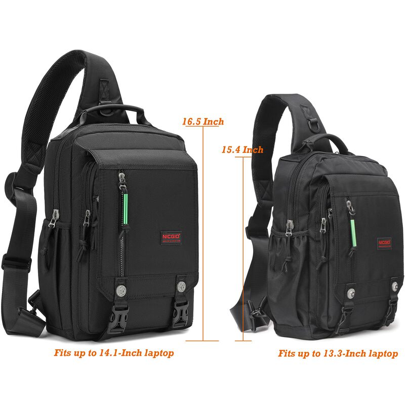 Mochila Bandolera Nicgid Para El Pecho Y El Hom... image number null
