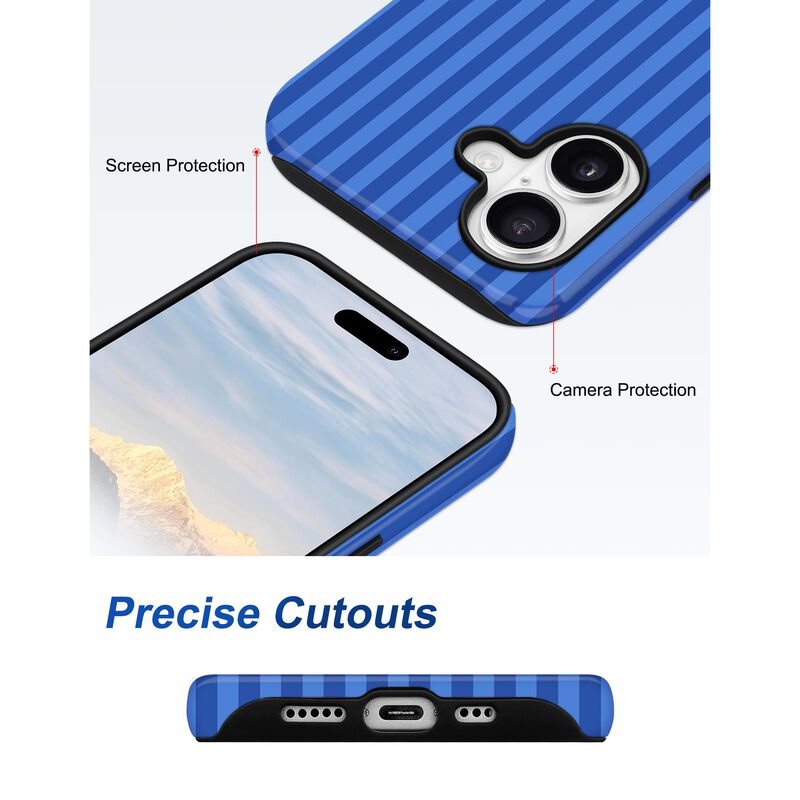 Funda Magn&eacute;tica a Rayas Aitipy para iPhone 16 A... image number null