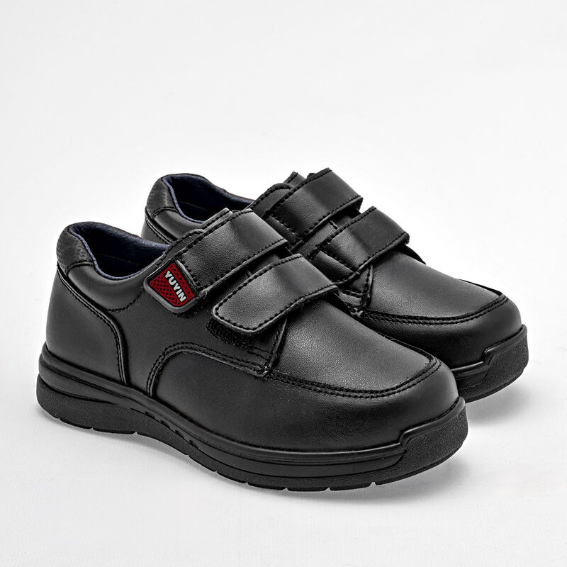 Yuyin Zapato Escolar Para Preescolar Ni&ntilde;o Negro... image number null