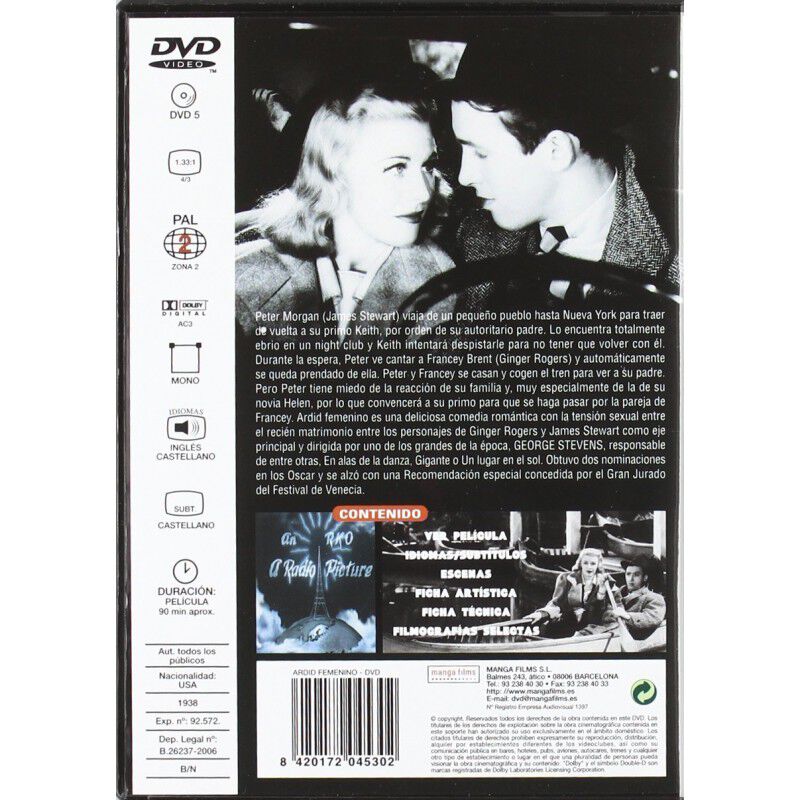 Ardid Femenino (rko)(dvd) image number null