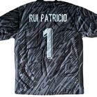 Increible! Jersey Playera Rui Patricio 1 Edicion Especial Portero Arquero Titular Negro  Talla  L