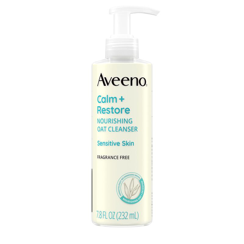 Limpiador Facial Aveeno Calm + Restore De Avena... image number null