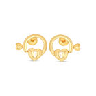 Broqueles Coraz&oacute;n Oro Amarillo 10k Suave | Joyer&iacute;as Bizzarro