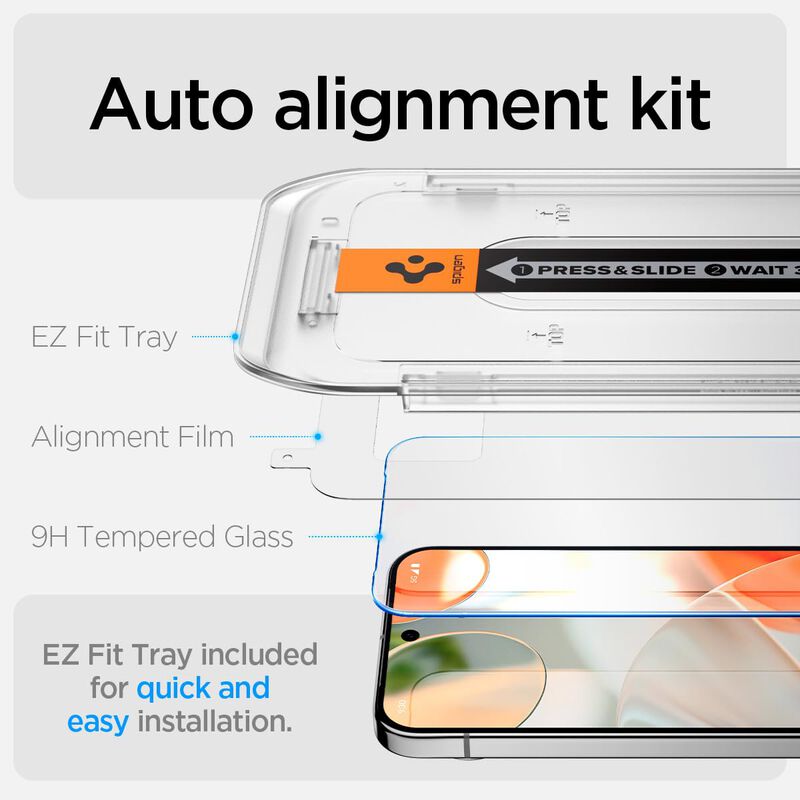 Protector De Pantalla Spigen Glastr Ez Fit Para... image number null