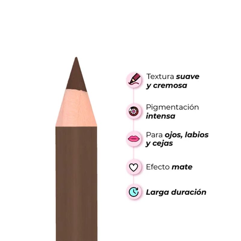 And Lapiz Delineador Cafe Medio image number null