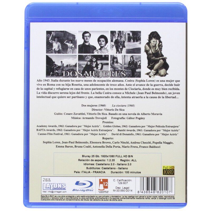 Dos Mujeres (blu-ray) image number null