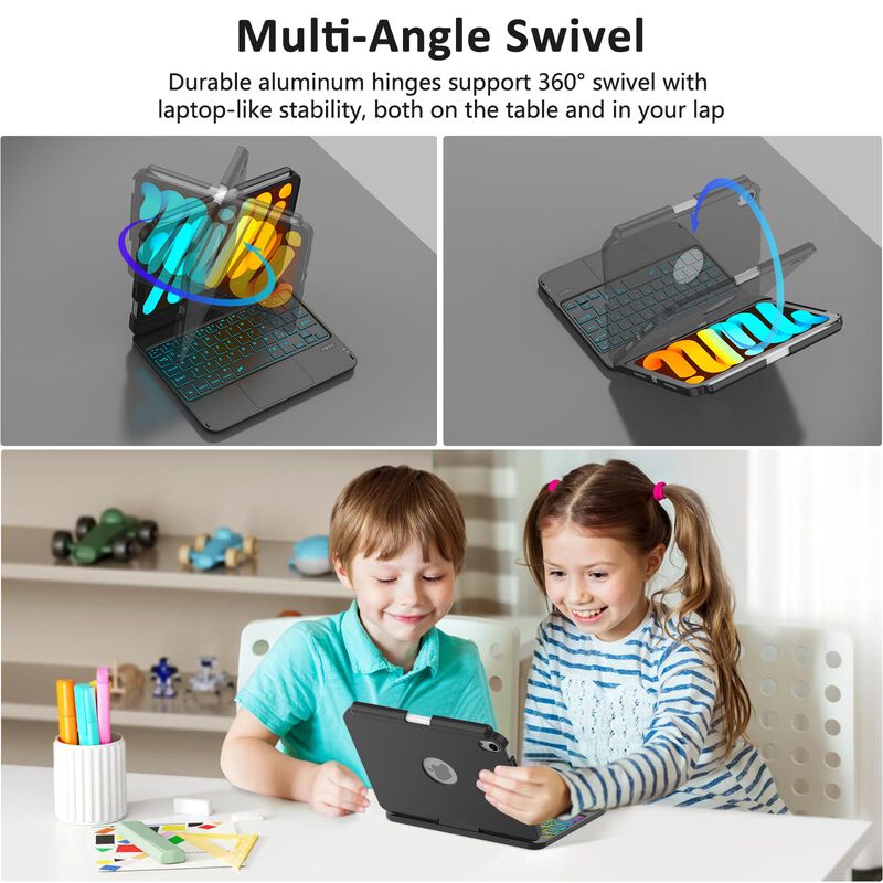 Funda De Teclado Fuwang Touchpad Para Ipad Mini... image number null