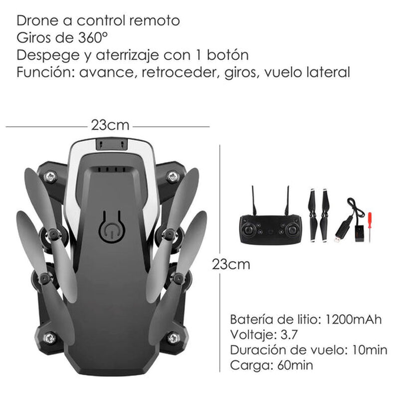 Drone Vak K3 Hover Acrobacias 6 Ejes 360 Foldab... image number null