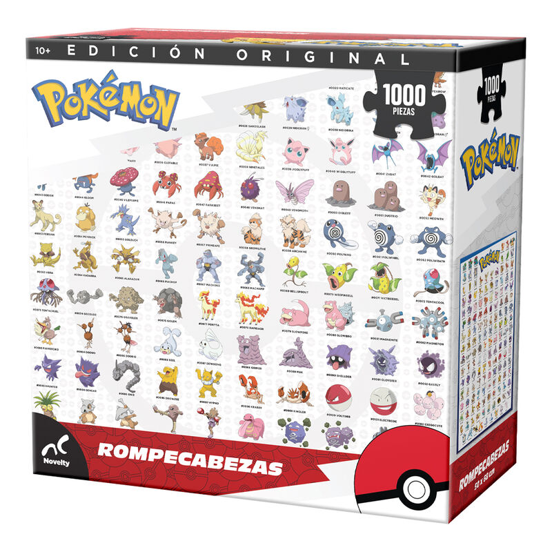 Rompecabezas Pok&eacute;mon Edici&oacute;n Original - 1000 Pi... image number null