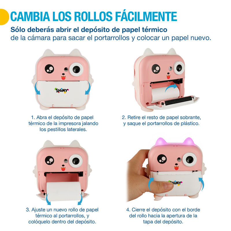 Rollos de Papel Térmico 10 Piezas para Cámara D... image number null