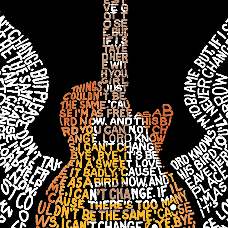 Camiseta Word Art Para Ni&ntilde;o - LYRICS TO FREEBIR... image number null