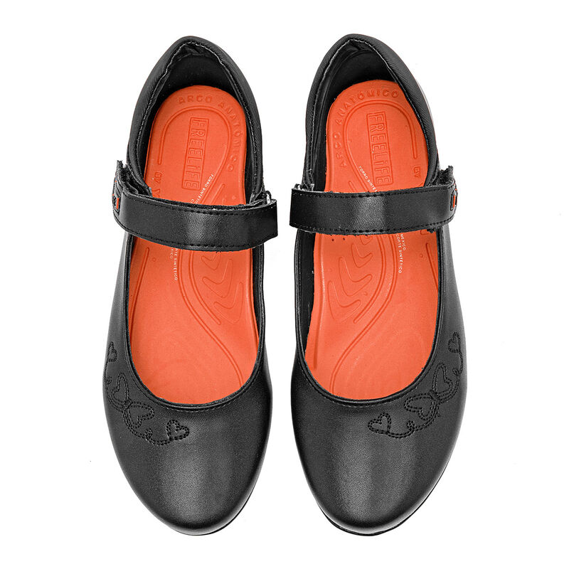 Free Life Zapato Escolar Negro Para Mujer 14649... image number null
