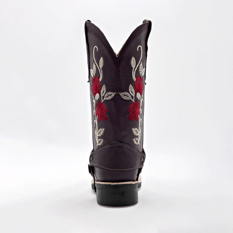 Risel Bota con peluche para mujer caf&eacute; blanco r... image number null