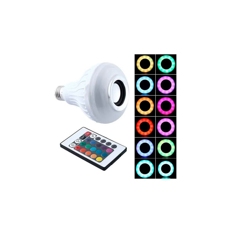 Bocina foco led RGB image number null