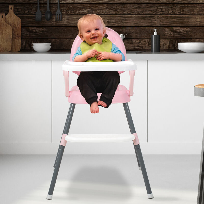 Silla Periquera Alta Bebe Plegable 3 En 1 Bande... image number null