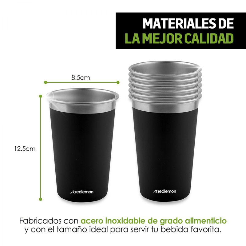 Vasos de Acero Inoxidable image number null