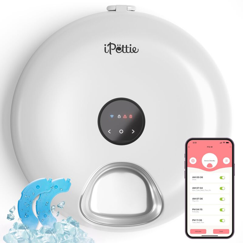 Alimentador Ipettie Wifi 6 De Comidas Autom&aacute;tic... image number null