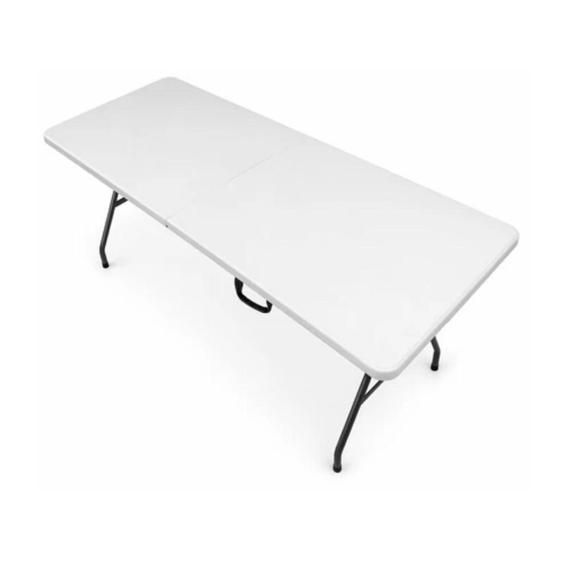 Mesa De Pl&aacute;stico Plegable Pelda&ntilde;os Blanca 71172... image number null