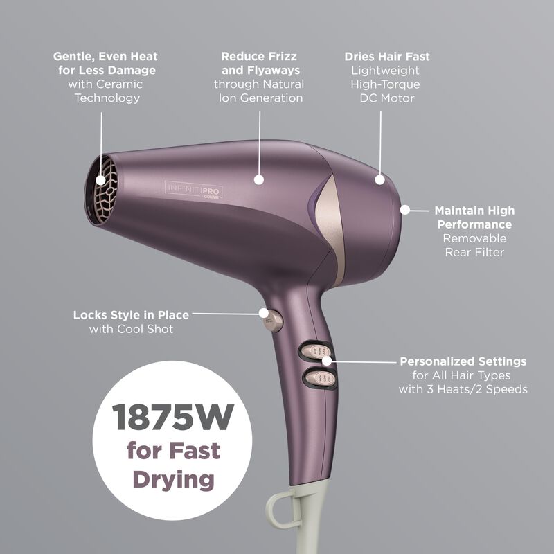 Secador De Pelo Conair Infinitipro Quick Style ... image number null