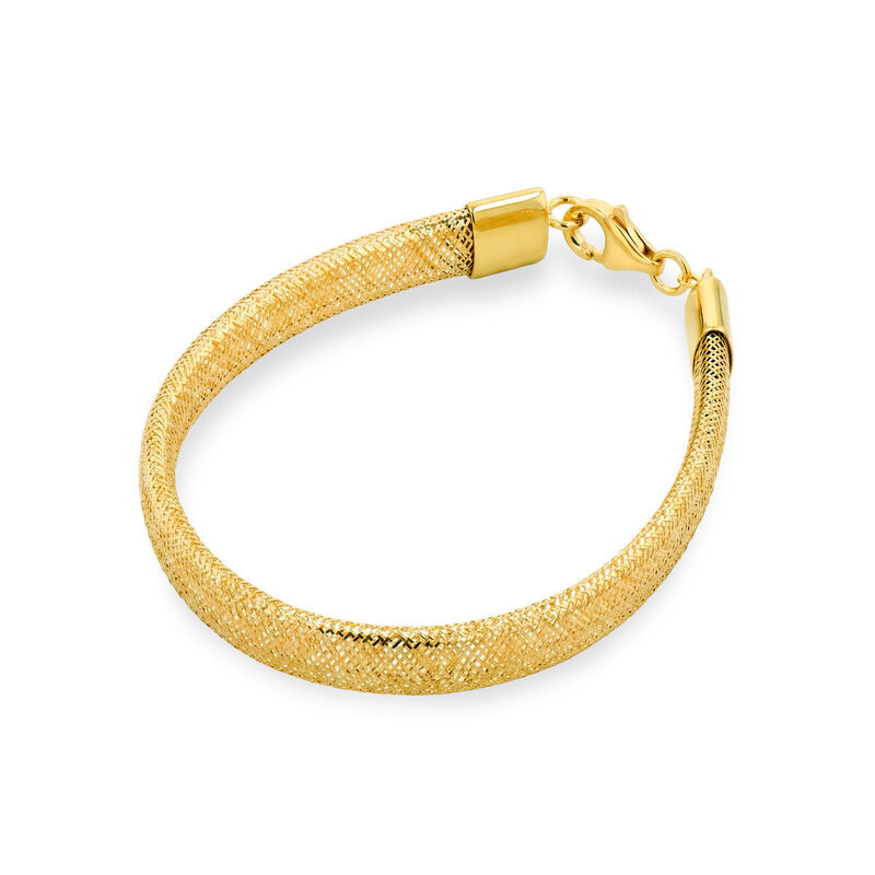 Pulsera De Oro Amarillo 10k (19cm Aprox) image number null