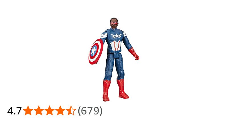 Figura Marvel Capitan America Titan Hero Series image number null