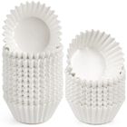 C&aacute;psulas Para Cupcakes Lotfancy 200 Unidades Blanco Tama&ntilde;o Est&aacute;ndar