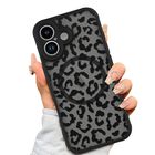 Funda Magn&eacute;tica AIGOMARA para iPhone 17, Dise&ntilde;o Leopard Negro