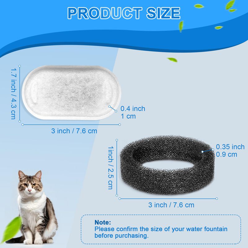Filtros Para Fuente De Agua De Gatos Whksoy Pac... image number null