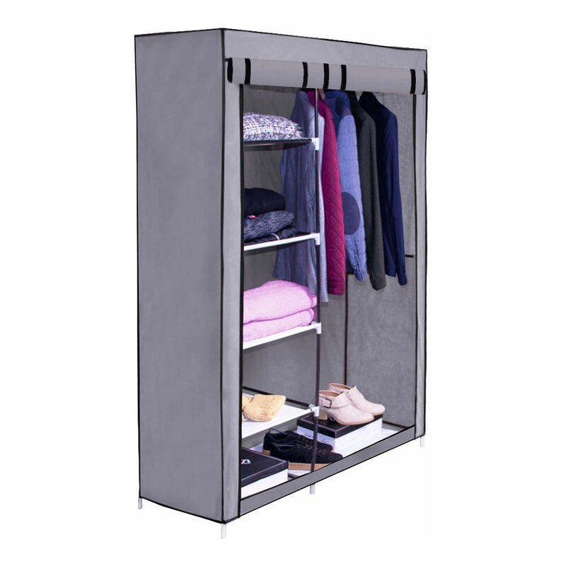 Closet Armable Portatil Entrepa&ntilde;os Tela Ecologi... image number null