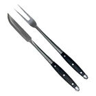 Set parrillero HUDSON 2 Pz Trinche y Cuchillo parrilla Inox