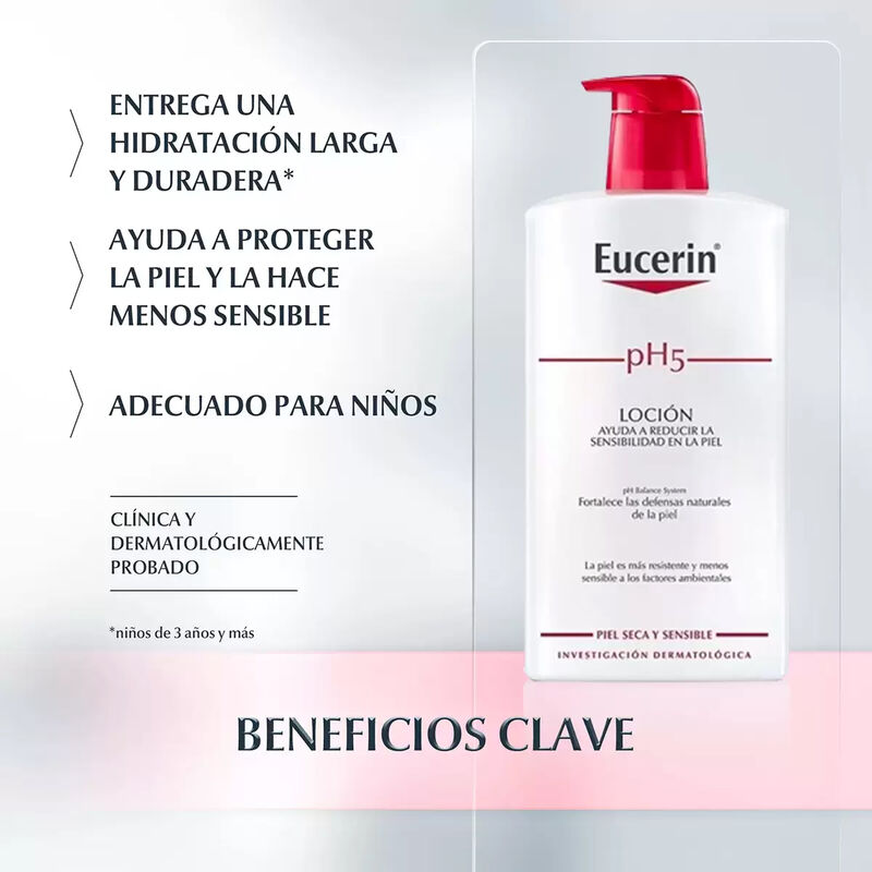 Crema L&iacute;quida Corporal Eucerin pH5 1 Litro image number null