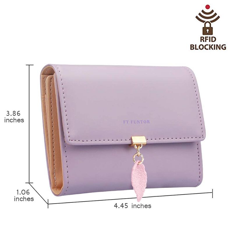 Billetera Ft Funtor Rfid Para Mujer, Dise&ntilde;o Tri... image number null