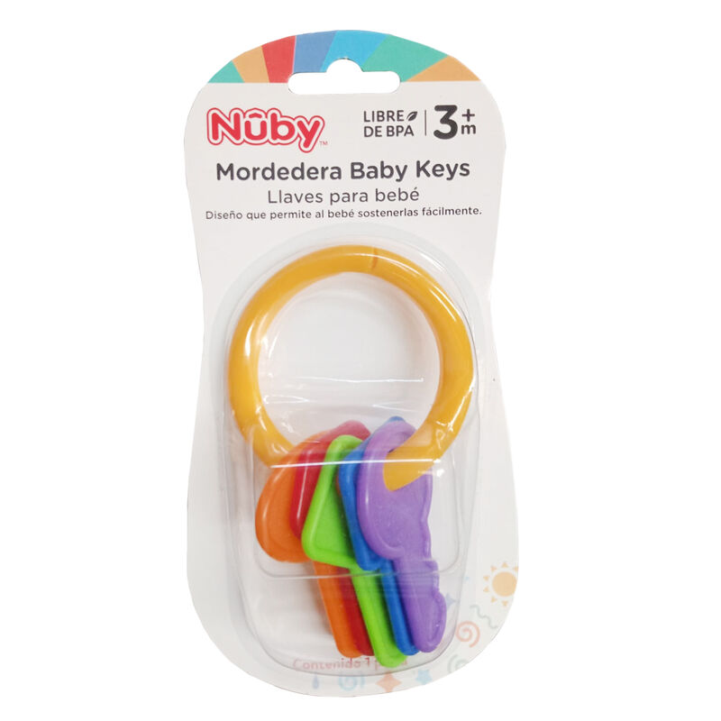 Mordedera Llaves Multicolor Nuby Lila Redonda image number null