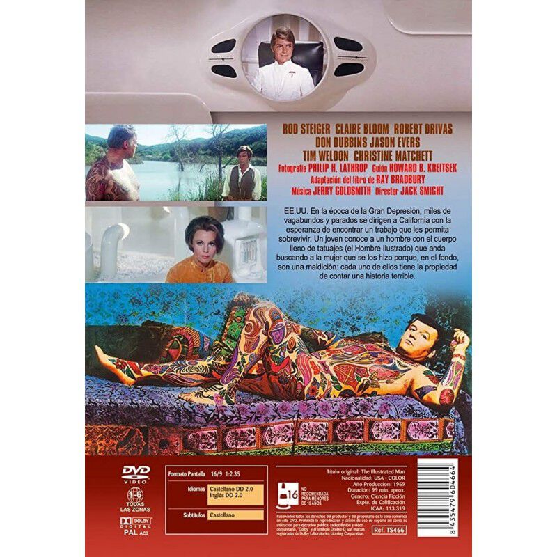 El Hombre Ilustrado Dvd 1969 The Illustrated Ma... image number null