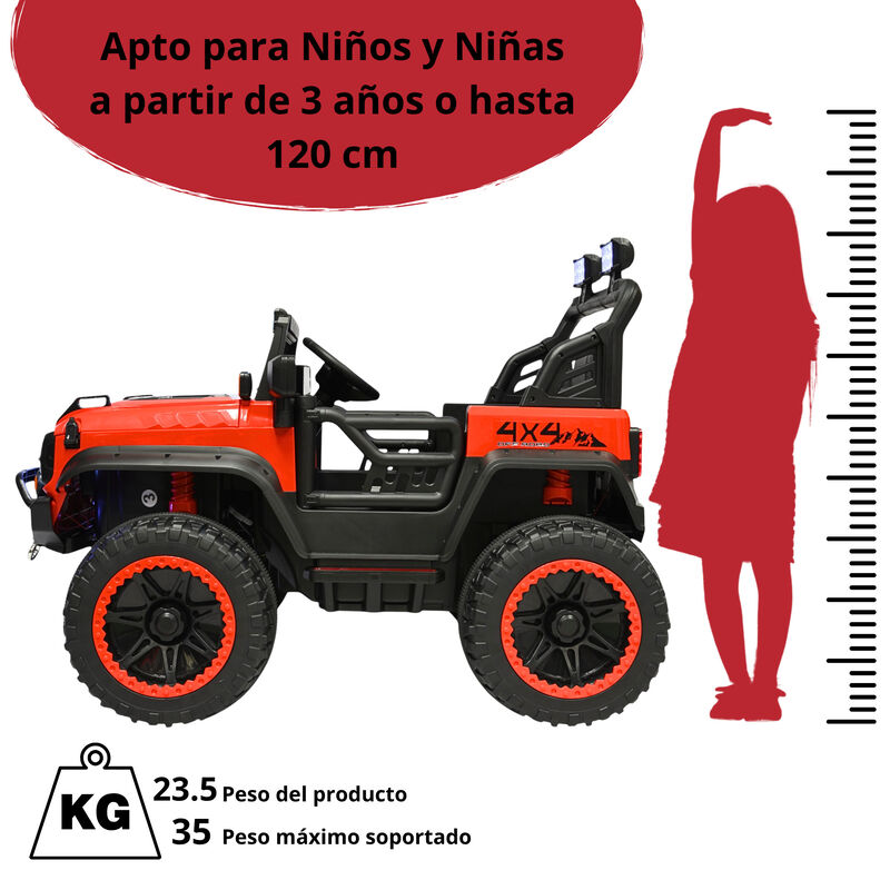 Montable Electrico Camioneta 4x4 para Ni&ntilde;os Blu... image number null