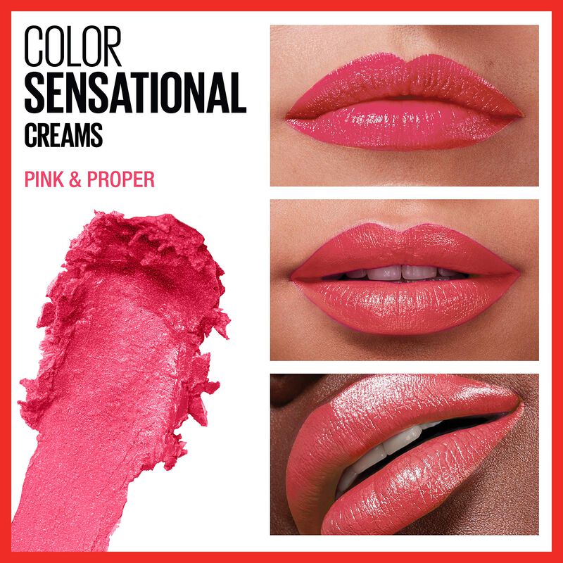 L&aacute;piz Labial Maybelline Color Sensational Pink ... image number null