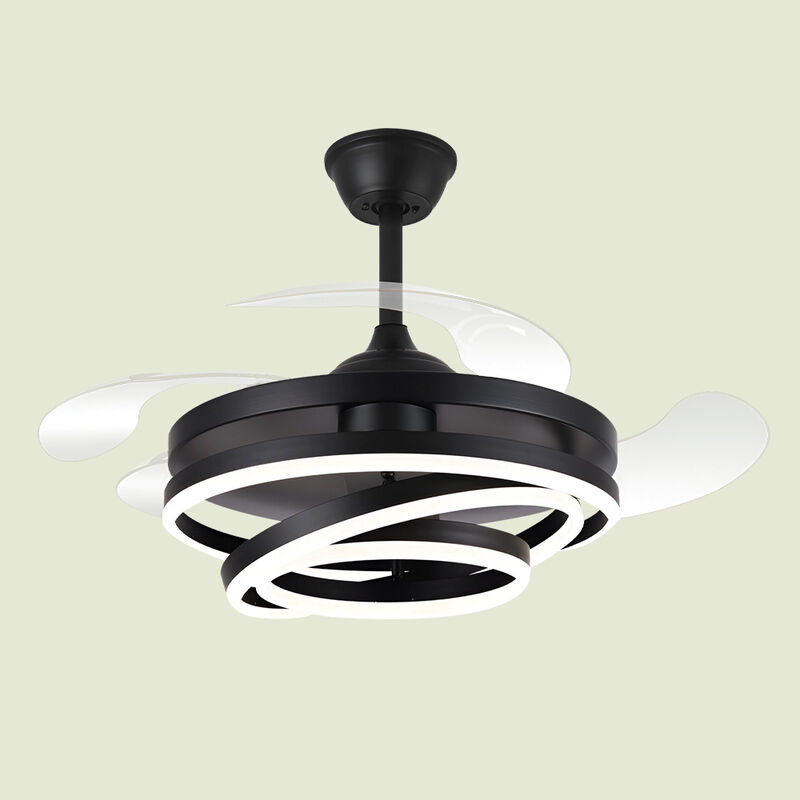 Ventilador de Techo LED Fantasy Negro 72W con A... image number null