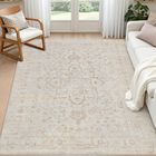 Alfombra Luxturiy 183 &times; 152 cm Lavable Beige