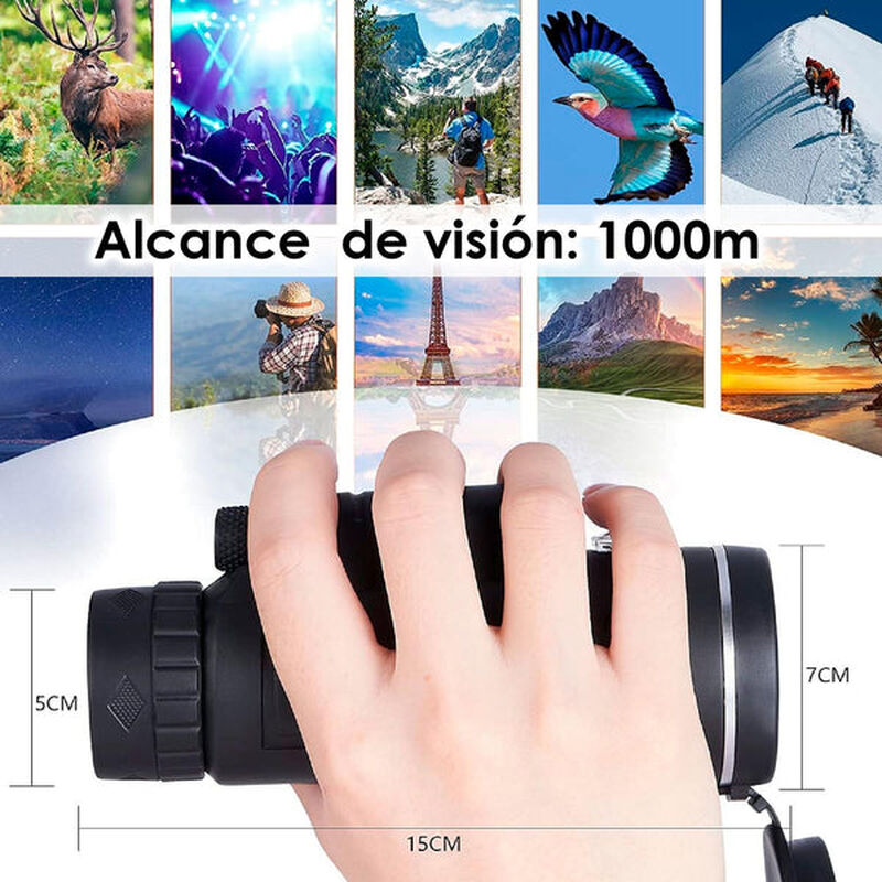 Monocular Terrestre Vak 40x60 Hd Impermeable Tr... image number null