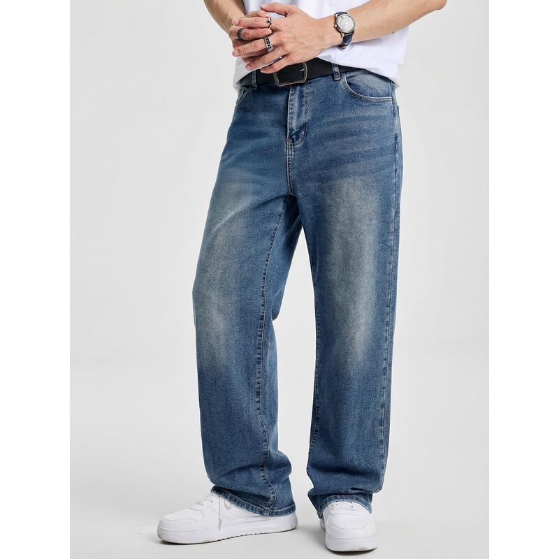 Pantalones Jmierr Jeans Baggy Azul L image number null