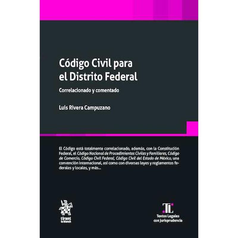 C&oacute;digo Civil Para El Distrito Federal Correlaci... image number null