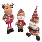 Kit Adornos Navideños Muñeco De Nieve, Santa Y Reno
