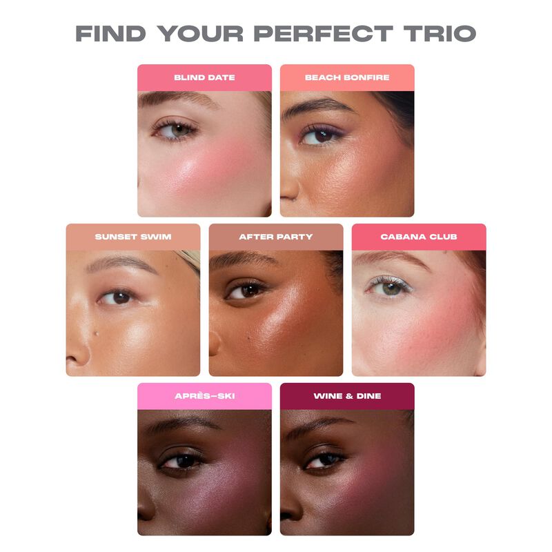 Rubor Morphe Tr&iacute;o Cheek Thrills - 0,38 Oz image number null