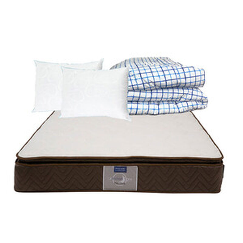 Colch&oacute;n Queen Size Restonic Nautilus  + 2 Almoh... image number null