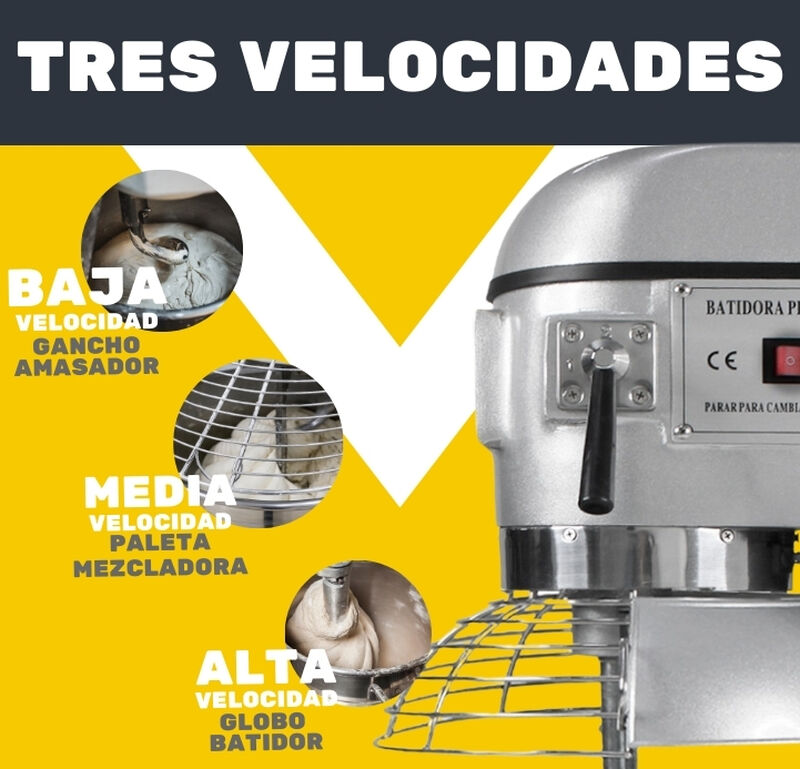 Batidora Industrial Planetaria 30 Lts 1500 W Pe... image number null