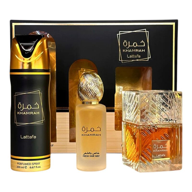Perfume Lattafa Khamrah Set Edp 100 Ml image number null