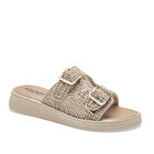 Ni&ntilde;as Fashion sandalia piso para mujer beige cod 140926-E