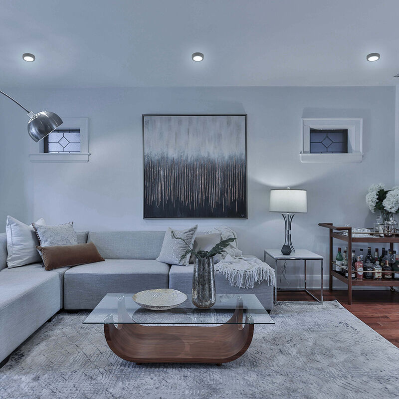 L&aacute;mpara Plaf&oacute;n LED de Sobreponer, 6 W, Luz de D... image number null