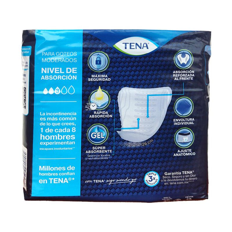 Protectores Masculinos Tena Men 12pzs image number null