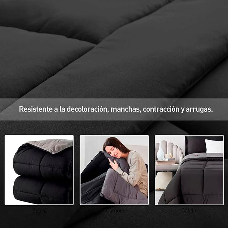 Edred&oacute;n Acolchado Tama&ntilde;o Individual Bluelander image number null